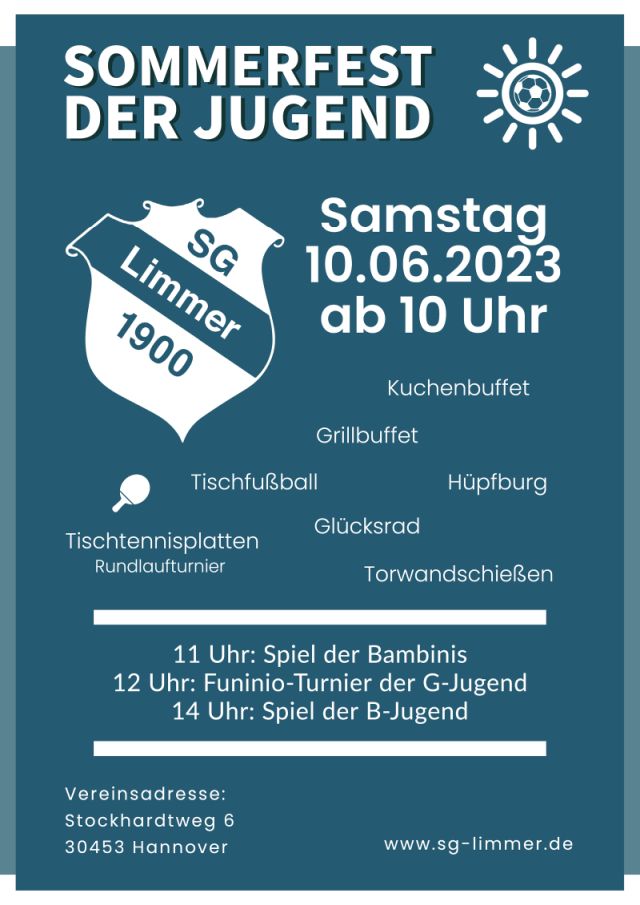 SG Limmer Flyer Sommerfest kl