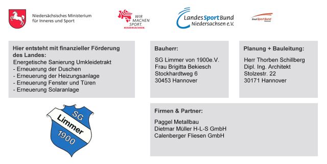 Bauschild Umkleidetrakt 001 kl